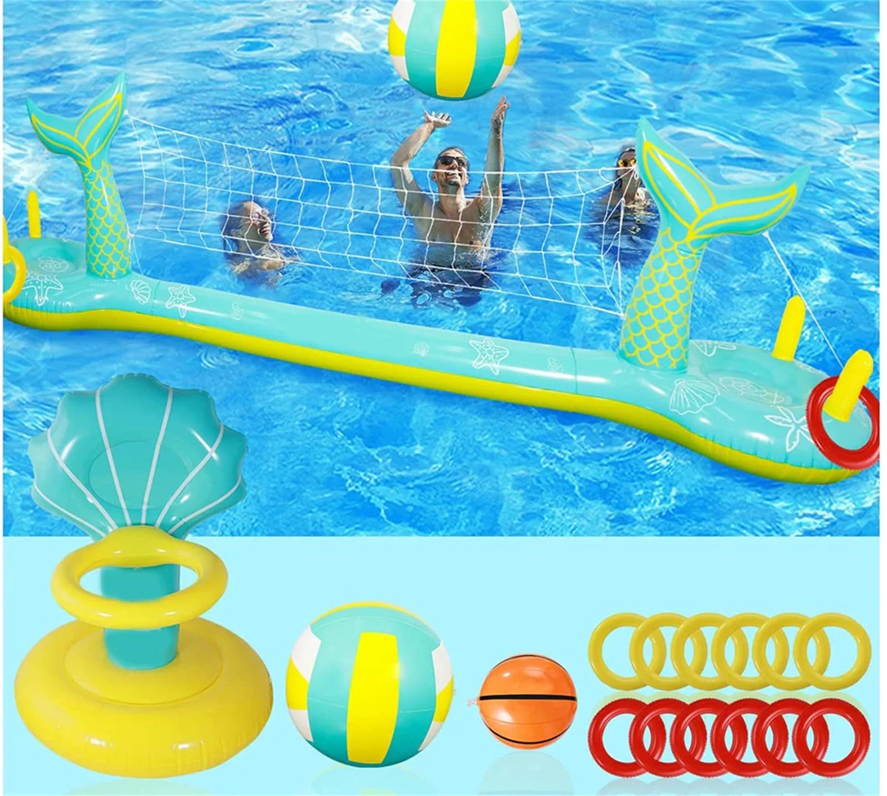 Pool Floats Toys Games Set