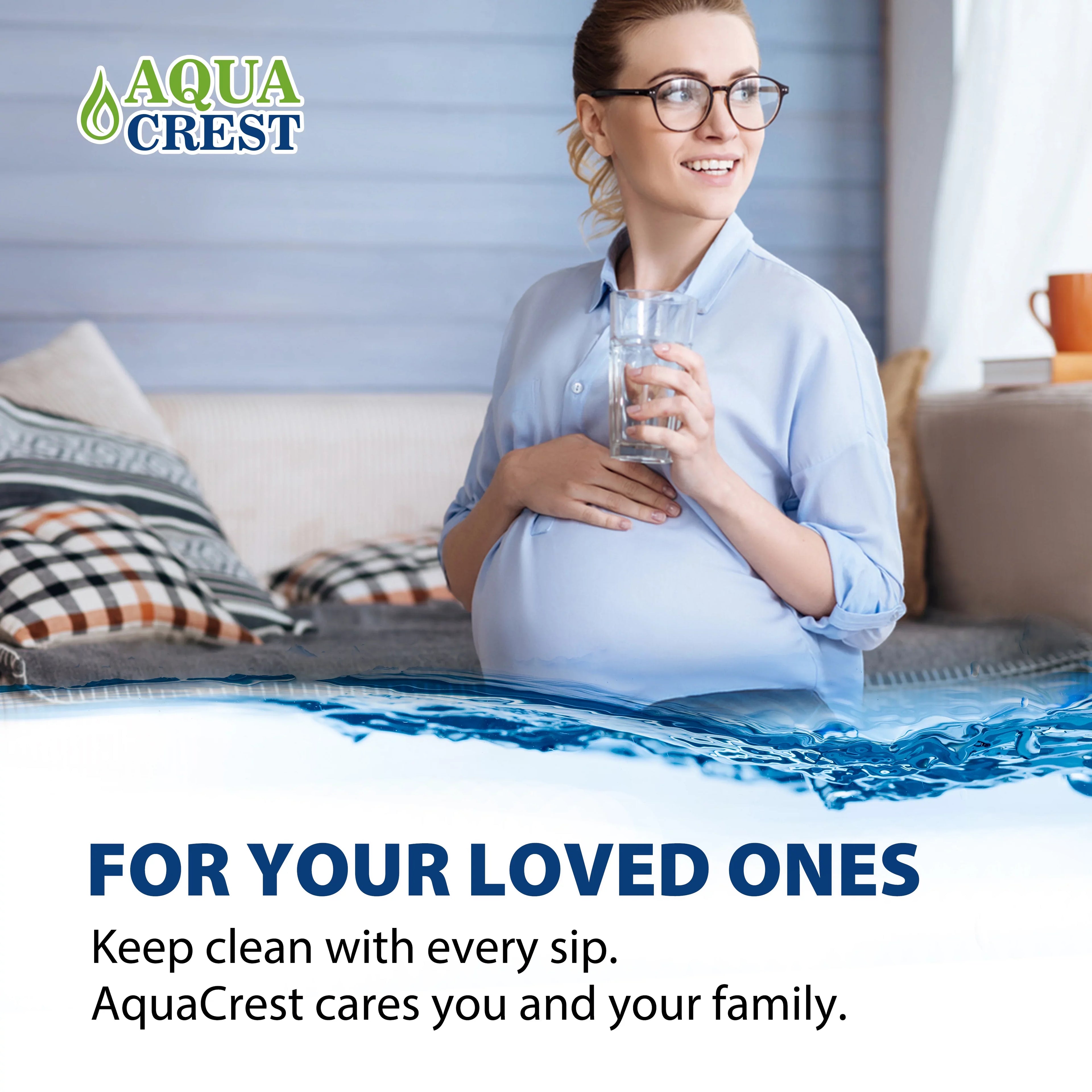 3 Pack AQUACREST RC-EZ-3 Replacement for Culligan RC-EZ-3, US-EZ-3, RV-EZ-3 Under-sink Water Filter, 500 Gallons