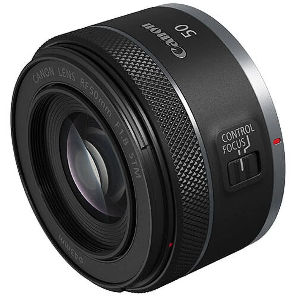 Canon RF 50mm f/1.8 STM Lens for Canon Full Frame Mirrorless RF Mount Cameras [EOS R, EOS RP, EOS R5, EOS R6] + Deal-expo Cleaning Kit