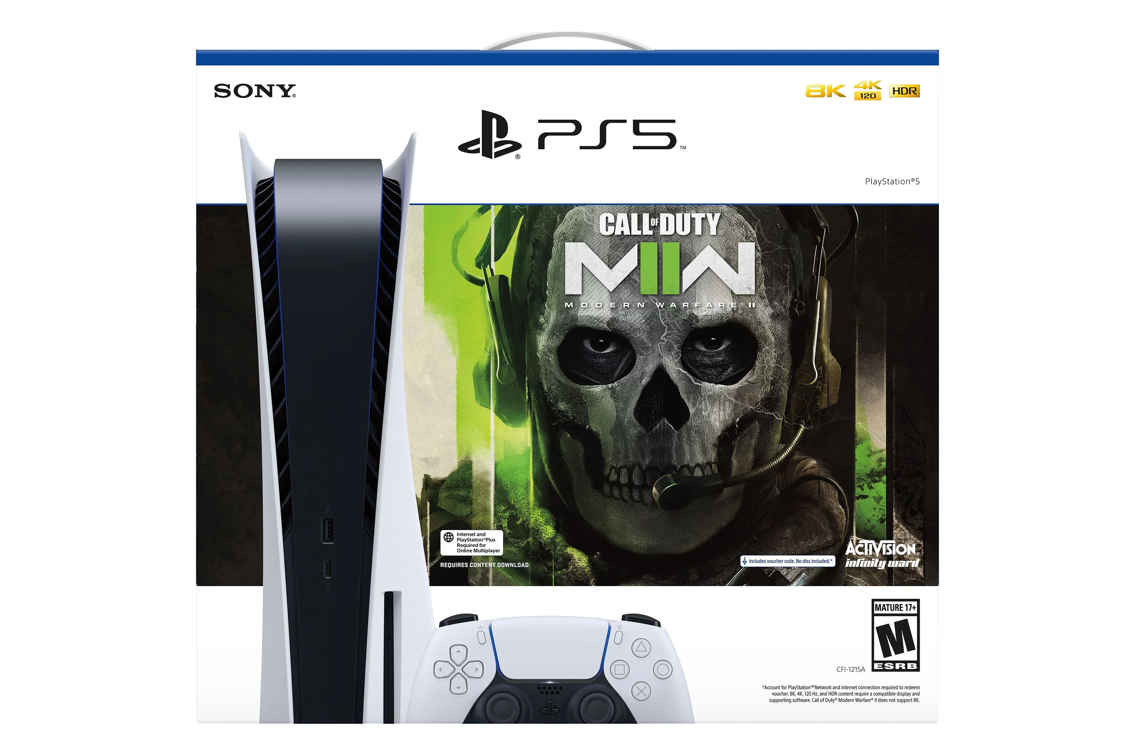 PlayStation 5 Disc Console - Call of Duty Modern Warfare II Bundle