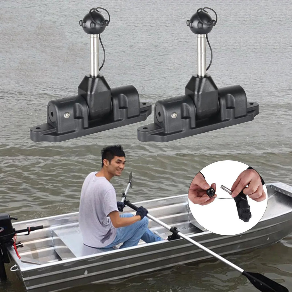 2 Pack Universal Oar Holders Rack Paddle Lock Support Holder Inflatable Craft Dinghy Raft Kayak Canoe Accessories for All