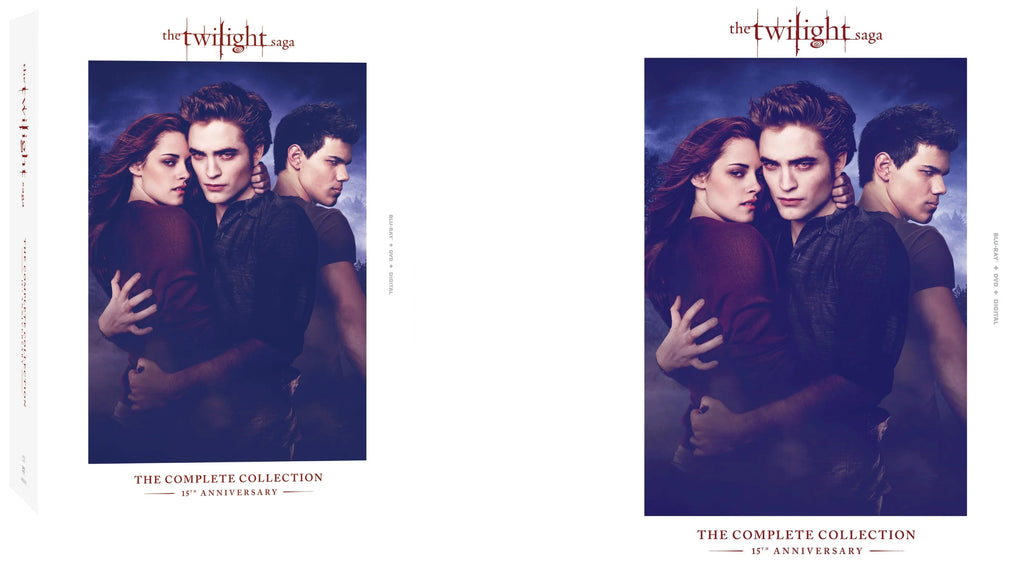 Twilight Saga 5 Movie Collection 15th Anniversary (Blu-ray + DVD)