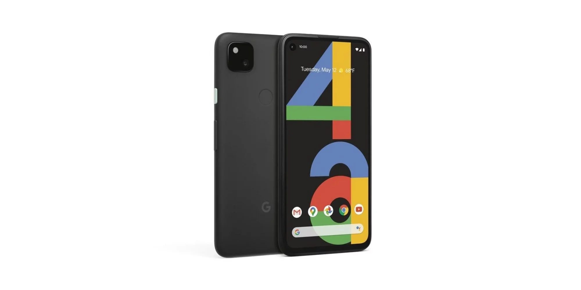 Pre-Owned Google Pixel 4a Smartphone, Fully Unlocked,128 GB Storage + 6 GB RAM, Just Black (Refurbished: Good)