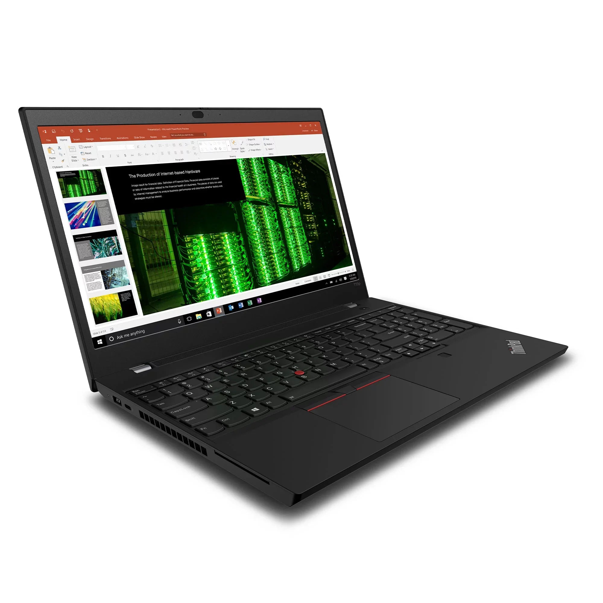 Lenovo ThinkPad T15p Laptop, 15.6" FHD IPS 250 nits, i5-10300H, UHD Graphics, 8GB, 256GB SSD