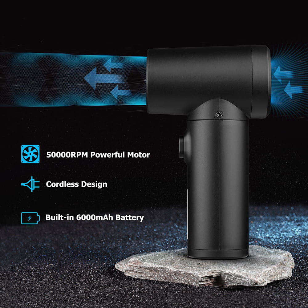 Dazzduo Blowing Remover 50000 RPM Duster LED 2 -in- Blower Device for 100 W Reable Powerful Pump Electric Multifunctional with 2 1 50000 100 Cleaner & IUP Air 1 Dust , Cordless Light WUYUZI Inflatable