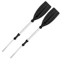 1 Pair 49.6 inches - Heavy Duty Aluminum Alloy Lightweight Watercraft Oars for Inflatable Kayaks Canoe Raft Rubber Dinghy
