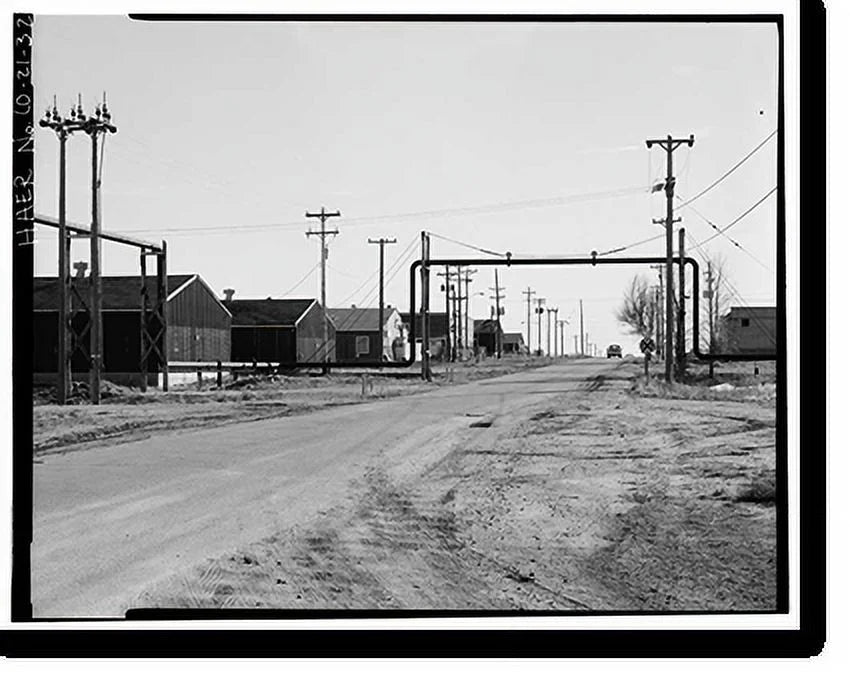 Historic Framed Print, Rocky Mountain Arsenal, Bounded by Ninety-sixth Avenue & Fifty-sixth Avenu, Commerce City, Adams County, CO - 30, 17-7/8" x 21-7/8"