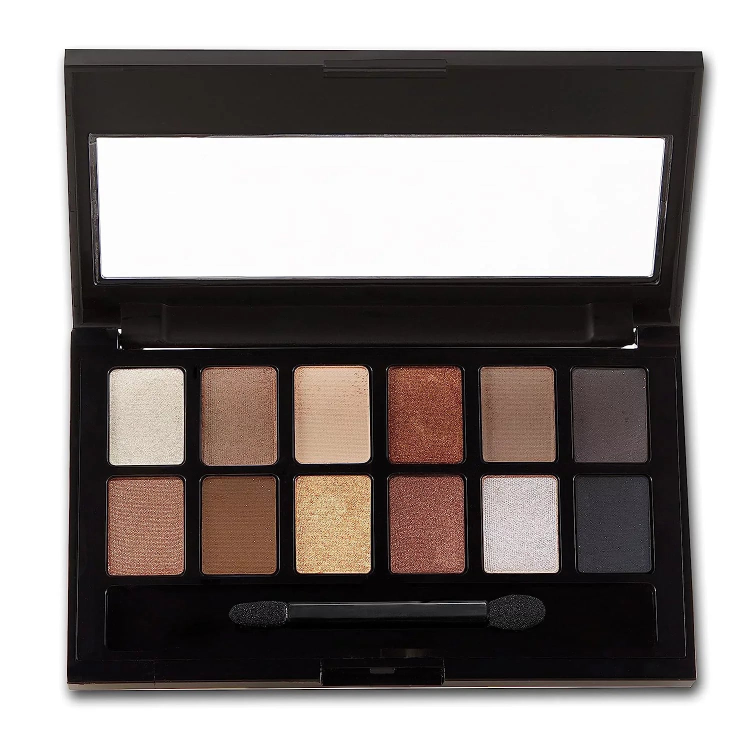 Maybelline The Nudes Eyeshadow Palette Makeup, 12 Pigmented Matte and Shimmer Shades, Blendable Powder, 1 Count