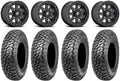 Fuel Maverick Bdlk Bk 15" Wheels 33" RAZR XT Tires Sportsman RZR Ranger