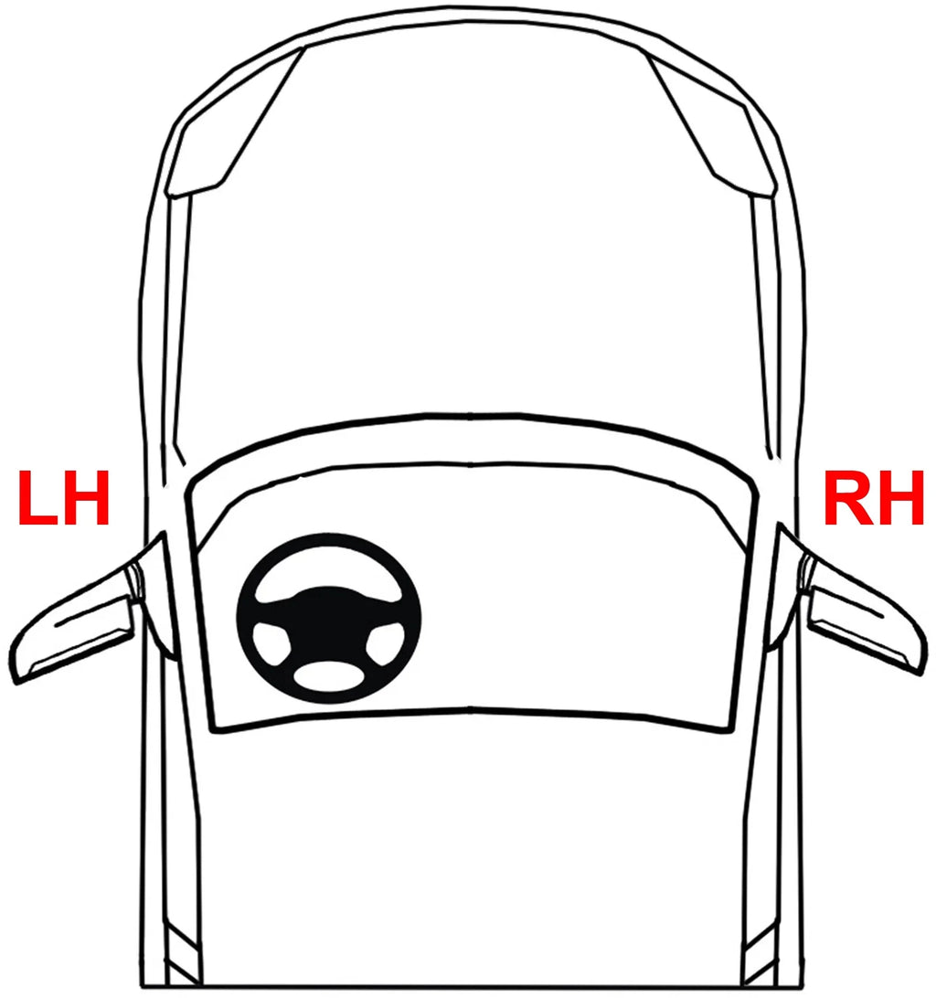 Mirror Fitting With 2009-2014 Honda Fit Right Passenger Side Paintable Kool-Vue