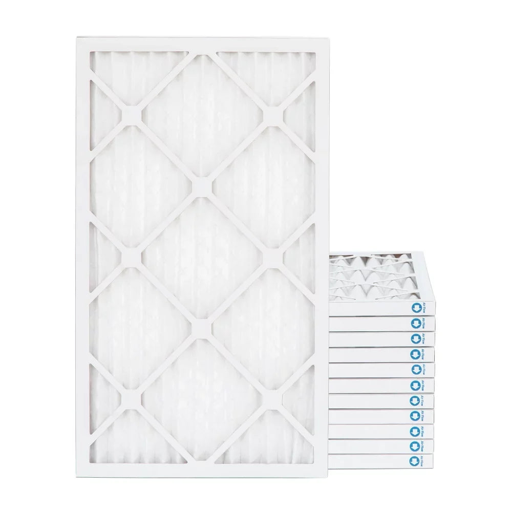 12x20x1 MERV 11, MPR 1000 Pleated AC Furnace 1" Air Filters by Pamlico. Case of 12. Actual Size: 11-1/2 x 19-1/2 x 3/4