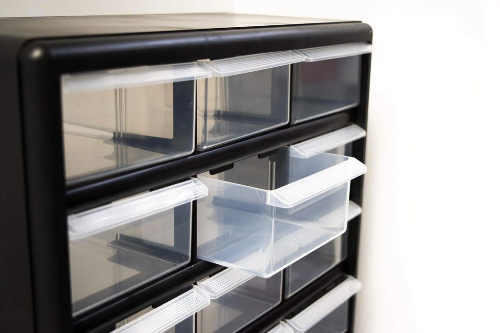 Homak HA01018001 18 Drawer Parts Organizer