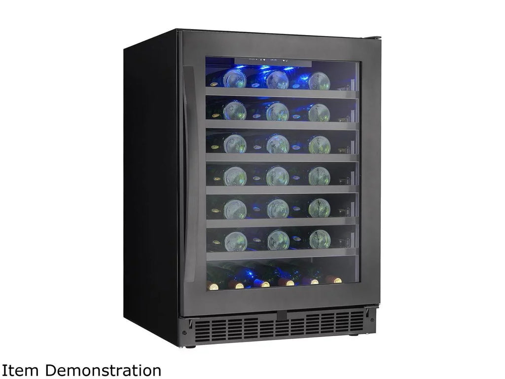 Danby SSWC056D1B-S 5.6 cu. ft. Sydney 24" Single-Zone Wine Cellar Black with Stainless Steel