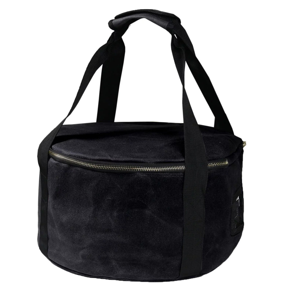 Strong Storage Bag Dutch Oven Container Cookware 12" Multipurpose Handbag Carry Bag for BBQ Camping ,Outdoor Activities ,Fishing Accessories - Black