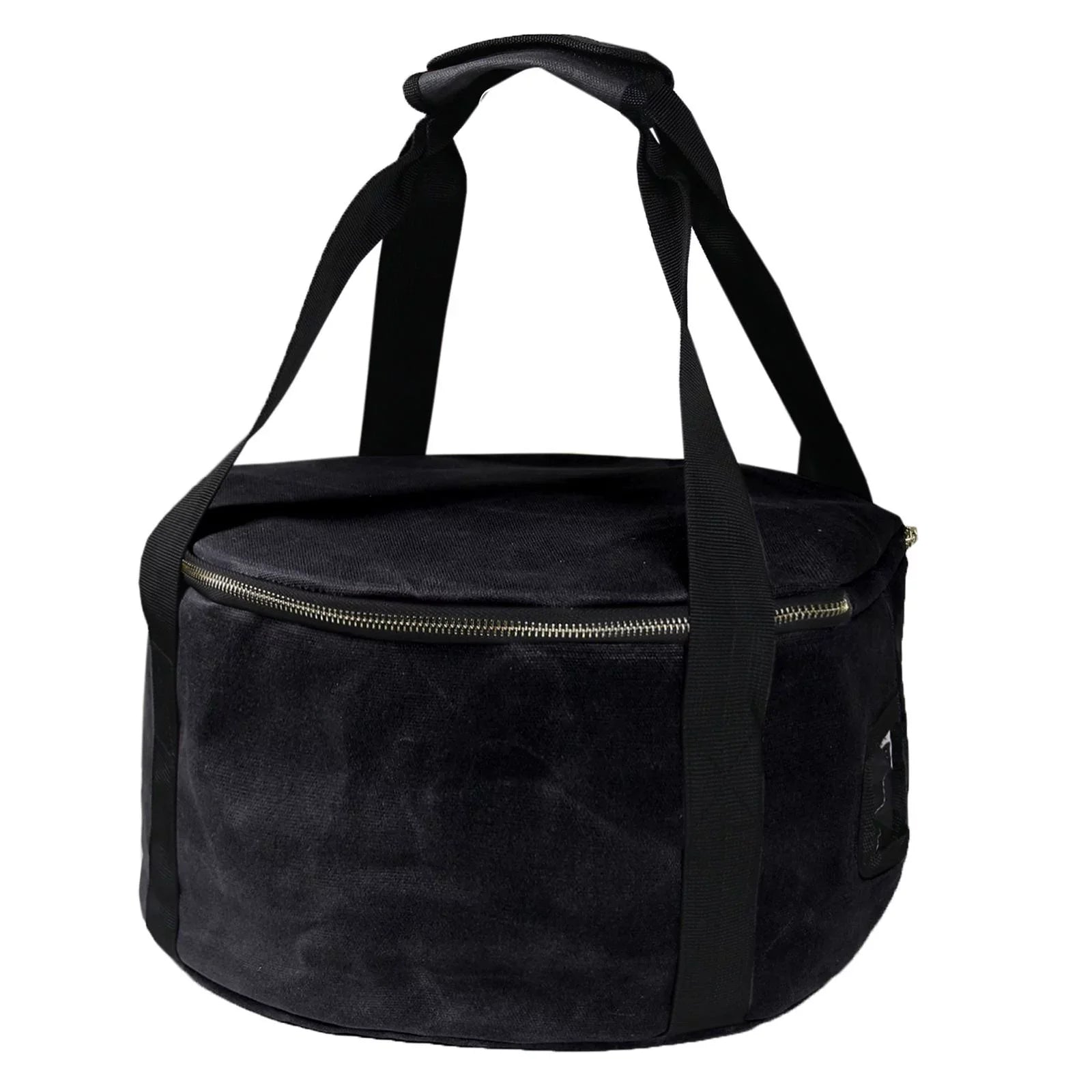 Strong Storage Bag Dutch Oven Container Cookware 12" Multipurpose Handbag Carry Bag for BBQ Camping ,Outdoor Activities ,Fishing Accessories - Black
