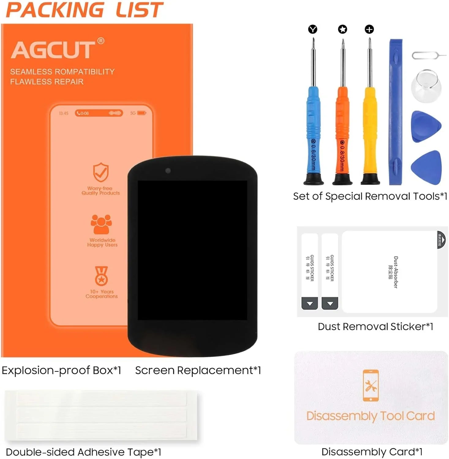 for Garmin Edge 530 LCD Display Touch Screen Replacement Digitizer Assembly Repair Part