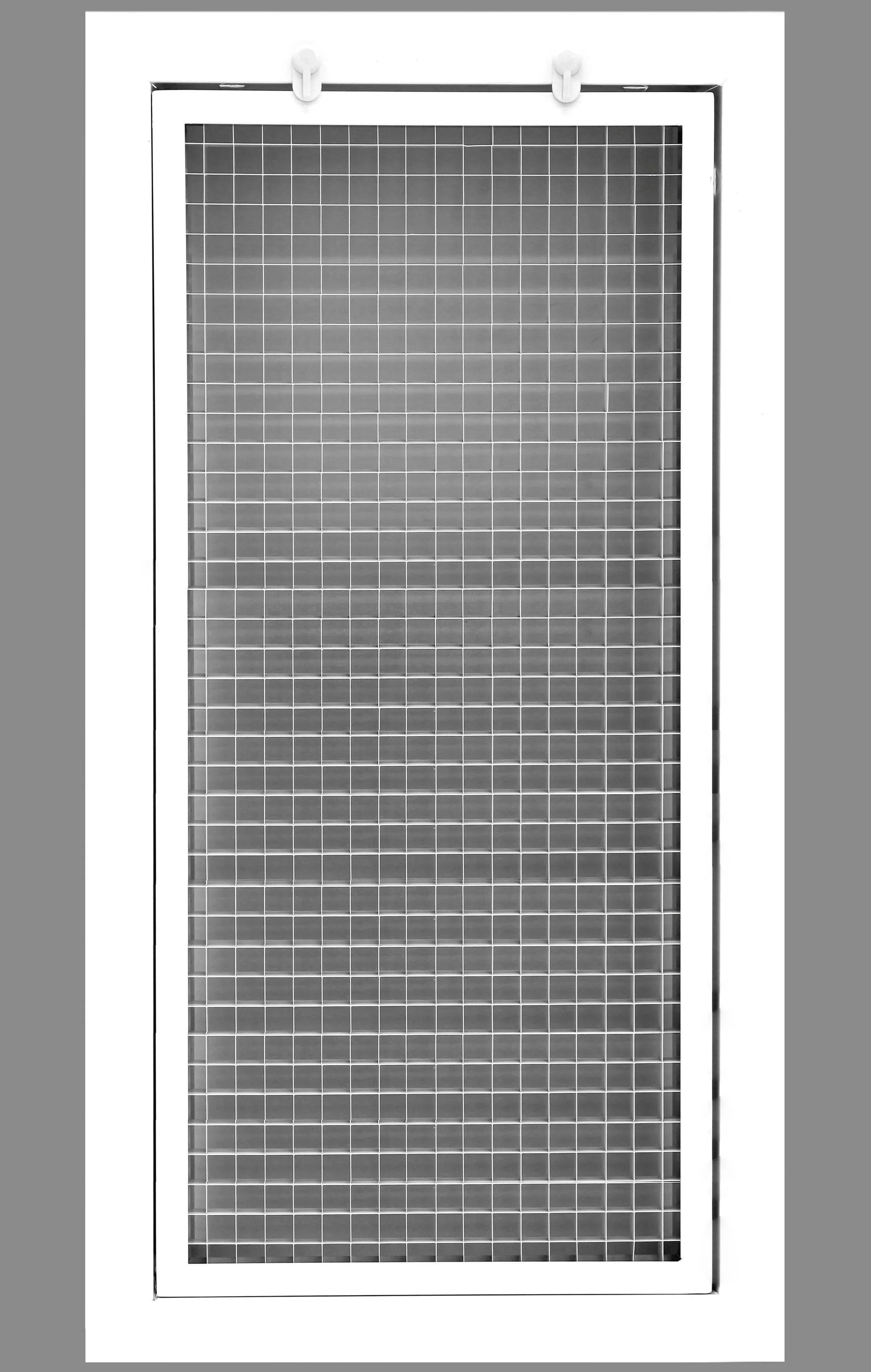6" x 24" Cube Eggcrate Return Air Filter Grille for 1" Filter
