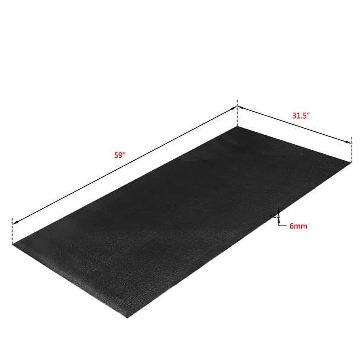 PVC fitness equipment mat, for Treadmills Rowing Machines Recumbent Bikes and Exercise Equipment Exercise Mats for Home Workout