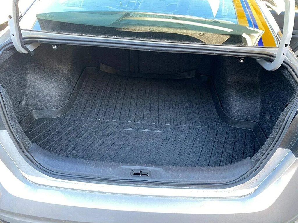 EACCESSORIES EA Cargo Liner – Trunk Mat for Nissan Altima 2013-2023 – Durable Trunk Mats for Cars with Raised Lip – Non-Slip Car Trunk Mat Rubber – Easy to Install – Laser Pre-Cut Design