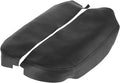 X AUTOHAUX Pair Car Center Console Lid Armrest Seat Box Wrap Protector Replacement Microfiber Leather for Acura MDX 2007-2013 Armrest Lid Not Included Black