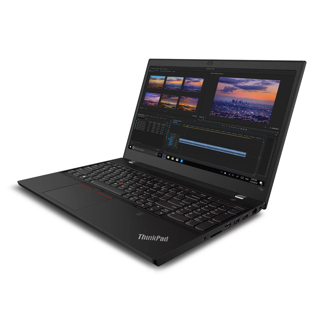 Lenovo ThinkPad T15p Laptop, 15.6" FHD IPS 250 nits, i5-10300H, UHD Graphics, 8GB, 256GB SSD