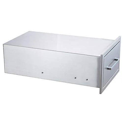 yuxiangBBQ Outdoor Kitchen Drawers Stainless Steel,14" W x 8-1/2"H x 23" D Single Drawer,Flush Mount for Outdoor Kitchen or BBQ Island