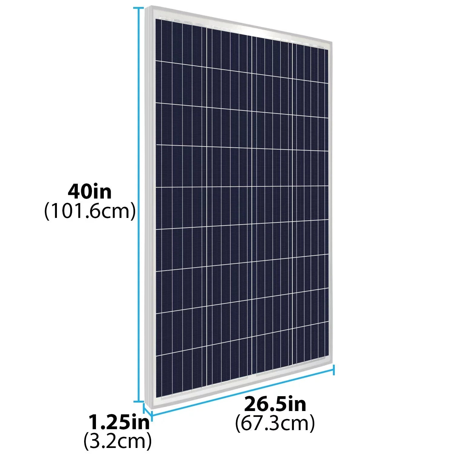 100Watt Solar Panel 12V Poly Battery Charger for Solartech Power SPM100P-TS-N