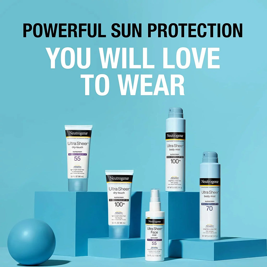 NEUTROGENA ULTRA SHEER SPF55 3OZ