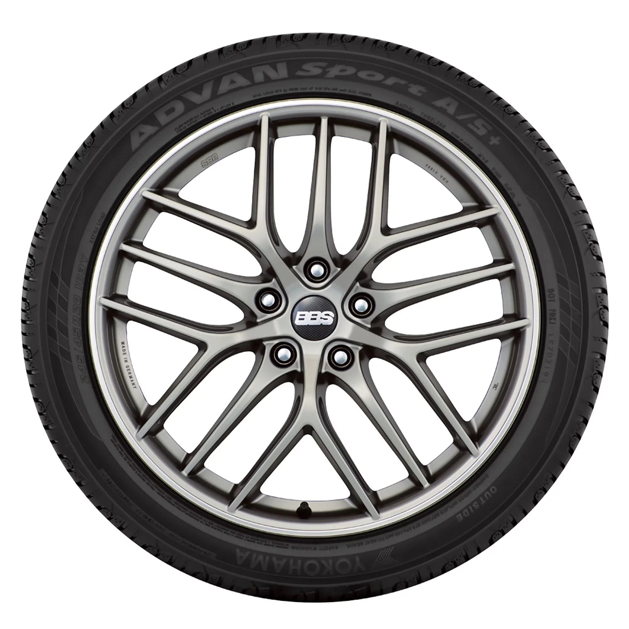 Yokohama Advan Sport A/S+ 225/45R17XL 94W BW All Season Tire