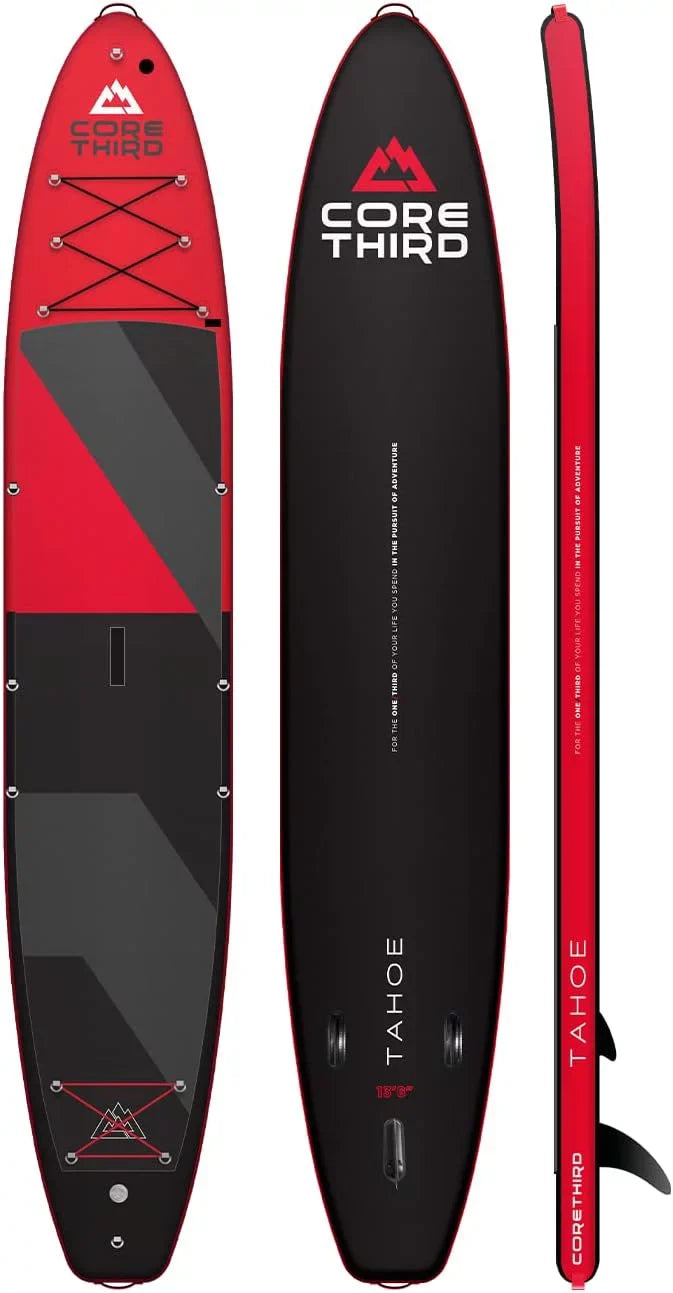 Third Tahoe 13'6" Inflatable Paddle Board for Beaches and Lakes with Complete SUP Kit