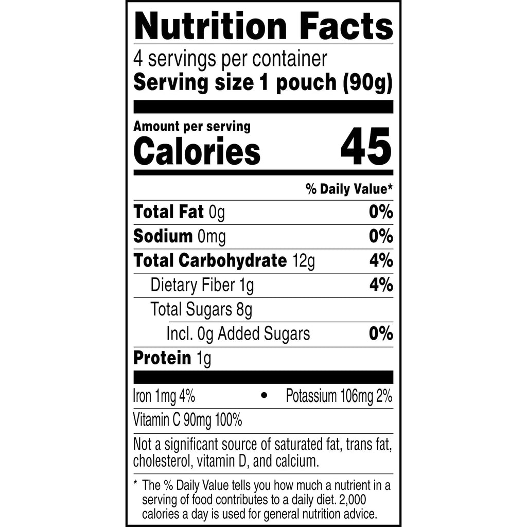 Santa Cruz Organic® Apple Sauce Apple Strawberry -- 4 Pouches Pack of 2