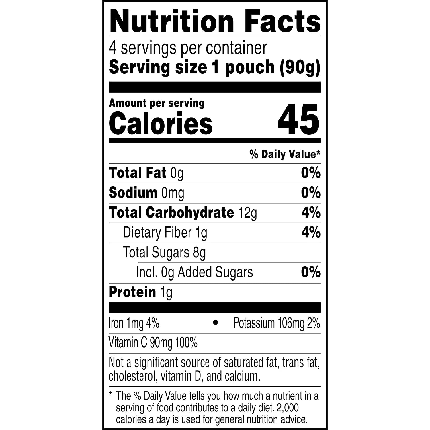 Santa Cruz Organic® Apple Sauce Apple Strawberry -- 4 Pouches Pack of 2