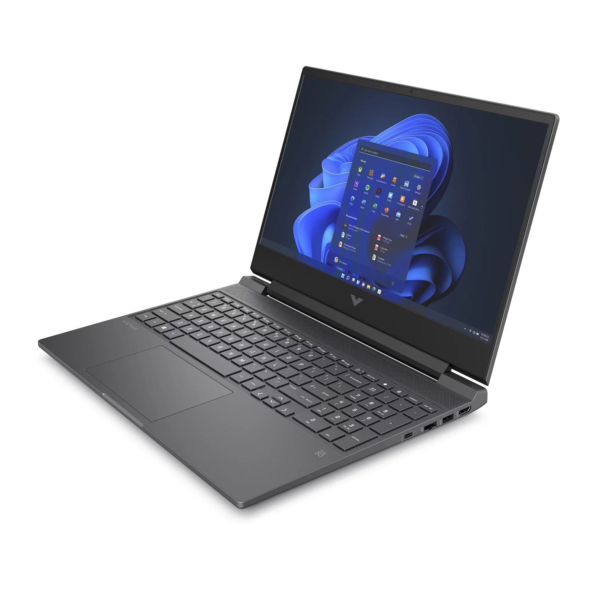 HP Victus 15.6" Notebook NVIDIA GeForce RTX 3050 8GB RAM 512GB SSD Mica Silver - i5 i5-12500H - NVIDIA GeForce RTX 3050 - HP Wide Vision 720p HD camera - Wi-Fi 6 - Windows 11 Home