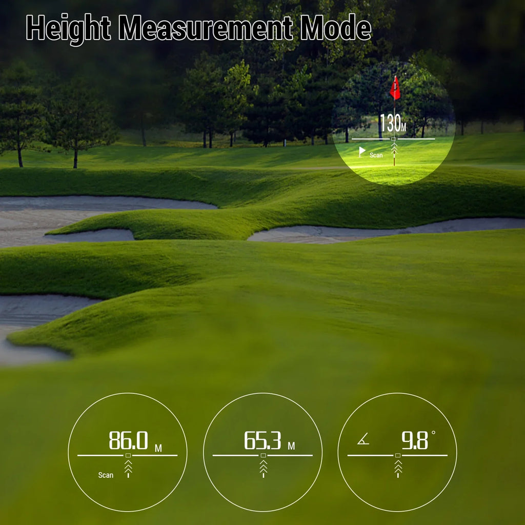 moobody Digital Measurement Rangefinders, Monocular Telescope with 600M / 800M / 1000M , Perfect for