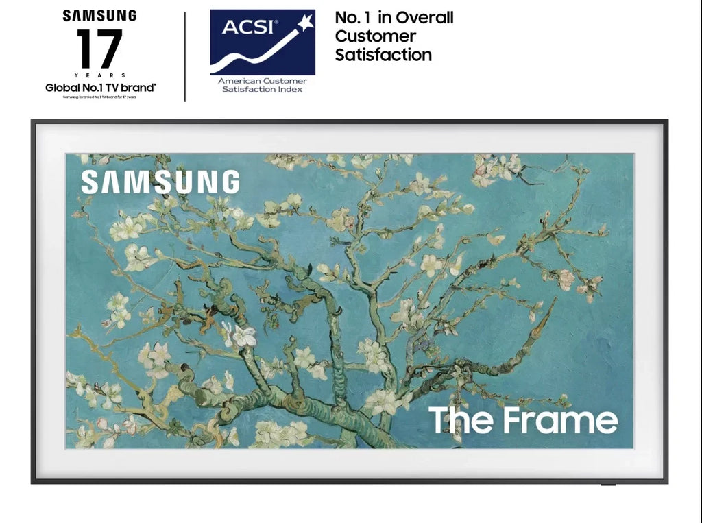 Samsung QN55LS03BAFXZA 55-inch The Frame 4K UHD Smart QLED TV with Samsung VG-ARAB22WMT Auto-Rotating Wall Mount (2022)
