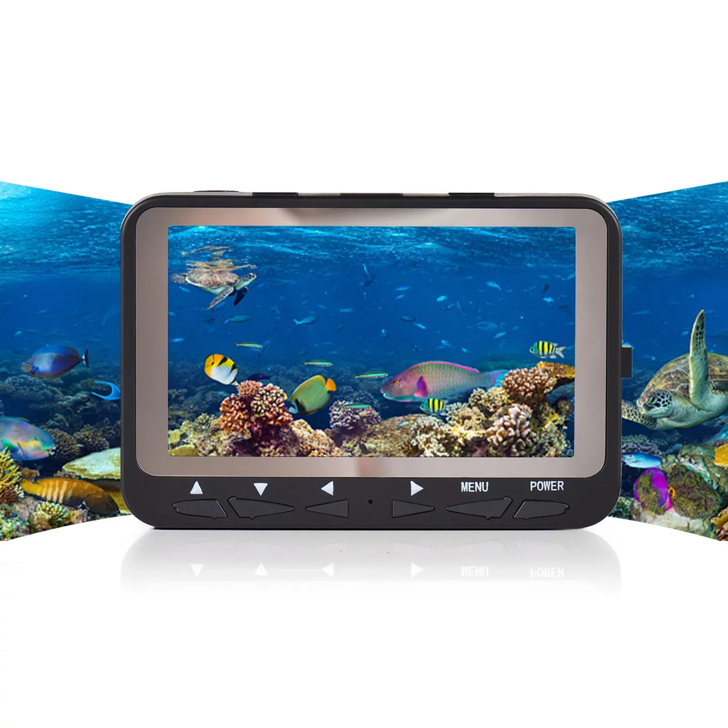 Lixada Underwater Fishing Camera 15M/30M LCD Fish Finder 1200TVL 8PCS IR LED Night Vision for Ice Vessel Fishing