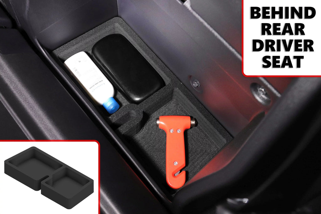 Red Hound Auto Full 5 Piece Vehicle Organizer Set Fits Center Console Rear Seat and Glove Box Inserts Suitable with Toyota Tacoma 2016-2020