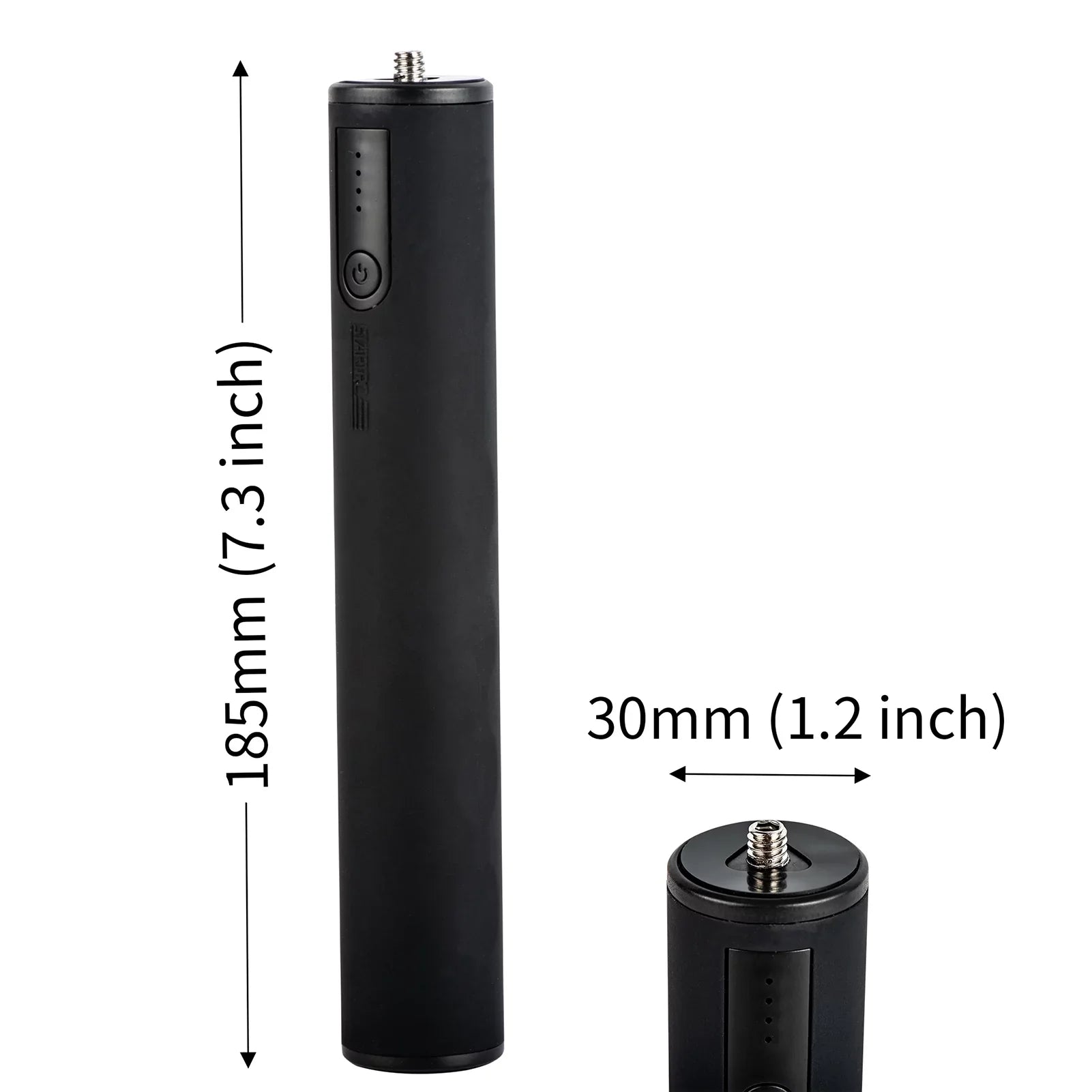 Walmeck Multifunctional Power Bank Handle Grip with 6000mAh Large Capacity Battery 1/4 Inch Screw USB Charging Port Replacement for Action 2 OSMO Action FIMI PALM 2 FIMI PALM GoPro hero 8 9 10 ON
