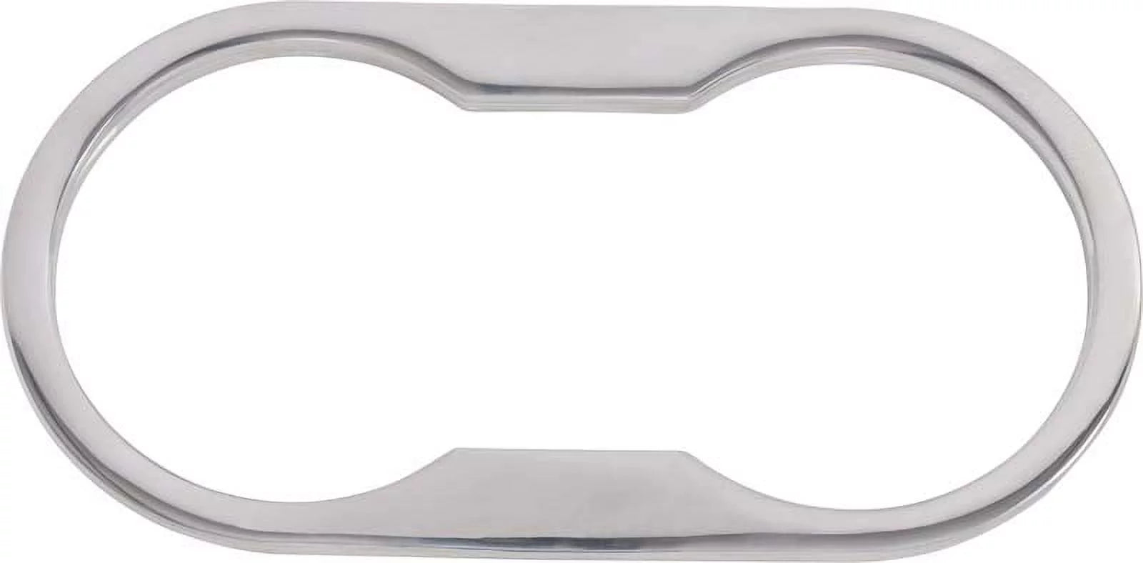 Kentrol 30002 Jeep Wrangler JK - 2007-10 Cup Holder Bezel Polished Stainless Steel