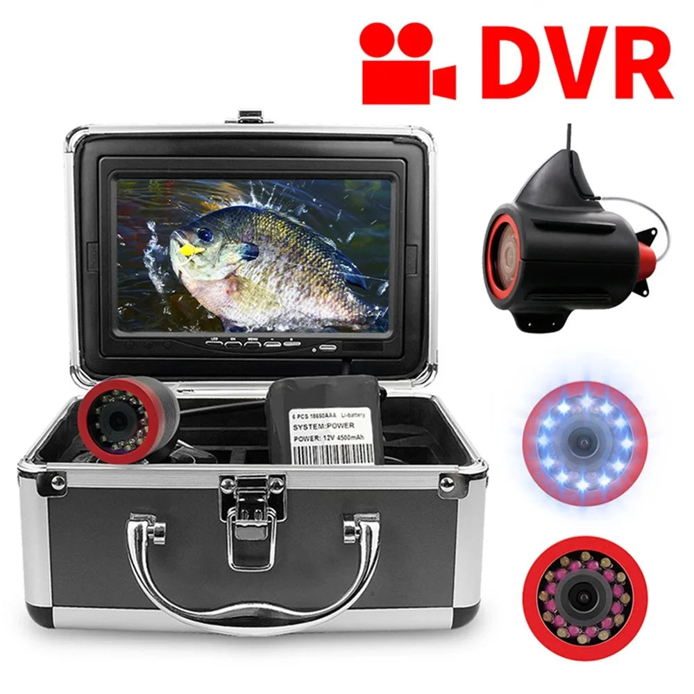 Erchang 7 Inch DVR Underwater Fishing Camera for Lake Sea Fishing, Portable Video Fish Finder