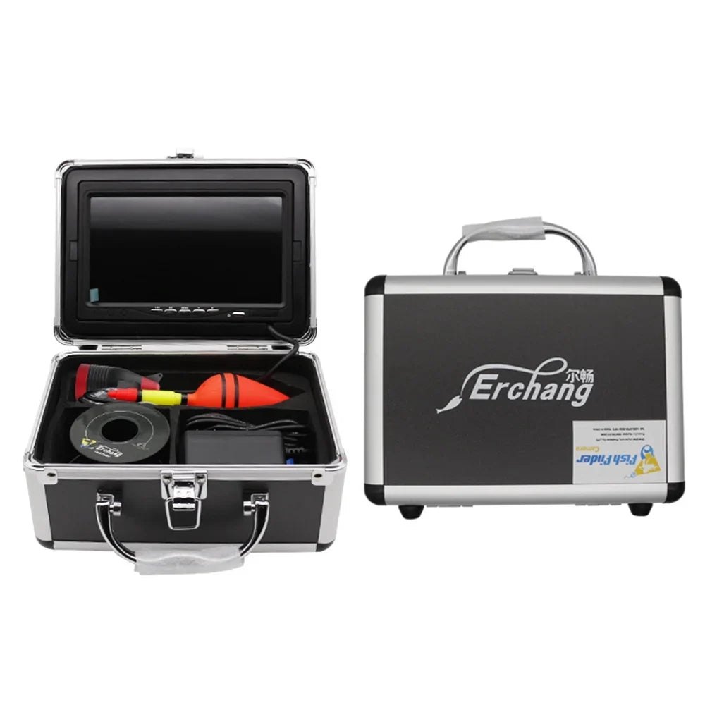 Erchang 7 Inch DVR Underwater Fishing Camera for Lake Sea Fishing, Portable Video Fish Finder