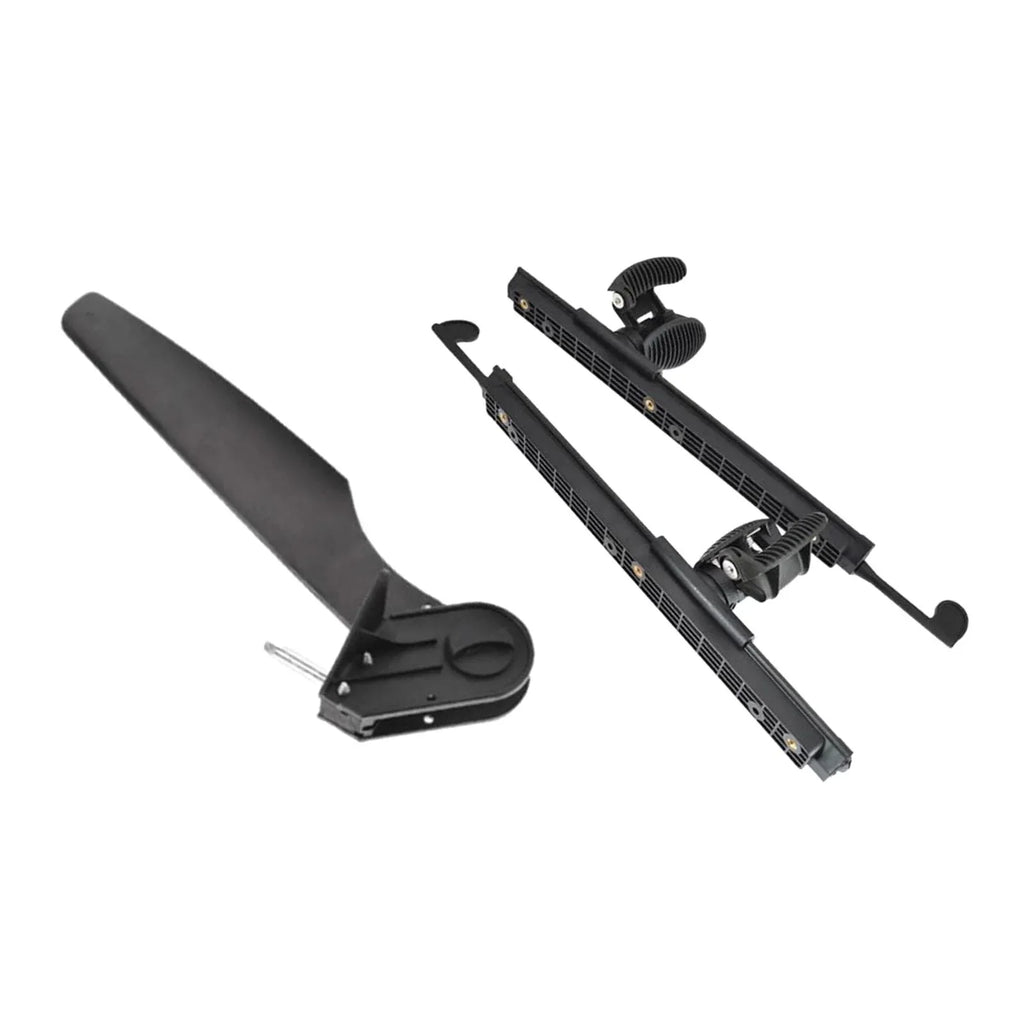 Tnarru Kayak Rudder Kayak Foot Pegs Watercraft Tail Watercraft Rudder with Foot Brace Pedals for Fishing Watercraft Canoeing Marine Accessories