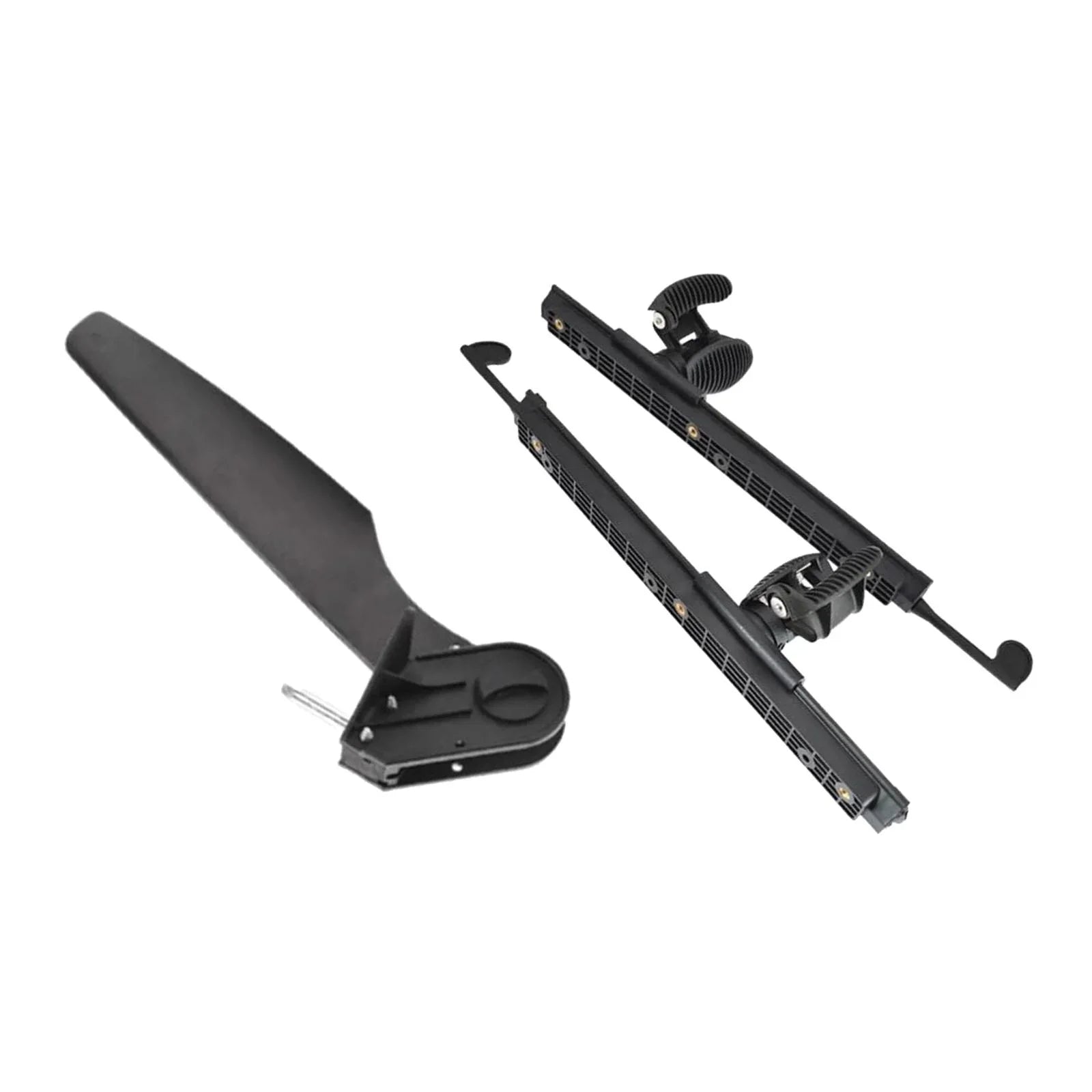 Tnarru Kayak Rudder Kayak Foot Pegs Watercraft Tail Watercraft Rudder with Foot Brace Pedals for Fishing Watercraft Canoeing Marine Accessories