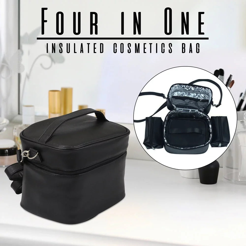 Picnic Gift 7220-HT Mojito-Four In One Insulated Cosmetics Bag, Houndstooth