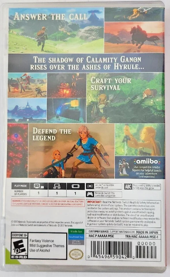 New Bundle The Legend of Zelda: Tears of the Kingdom & Breath of the Wild Switch
