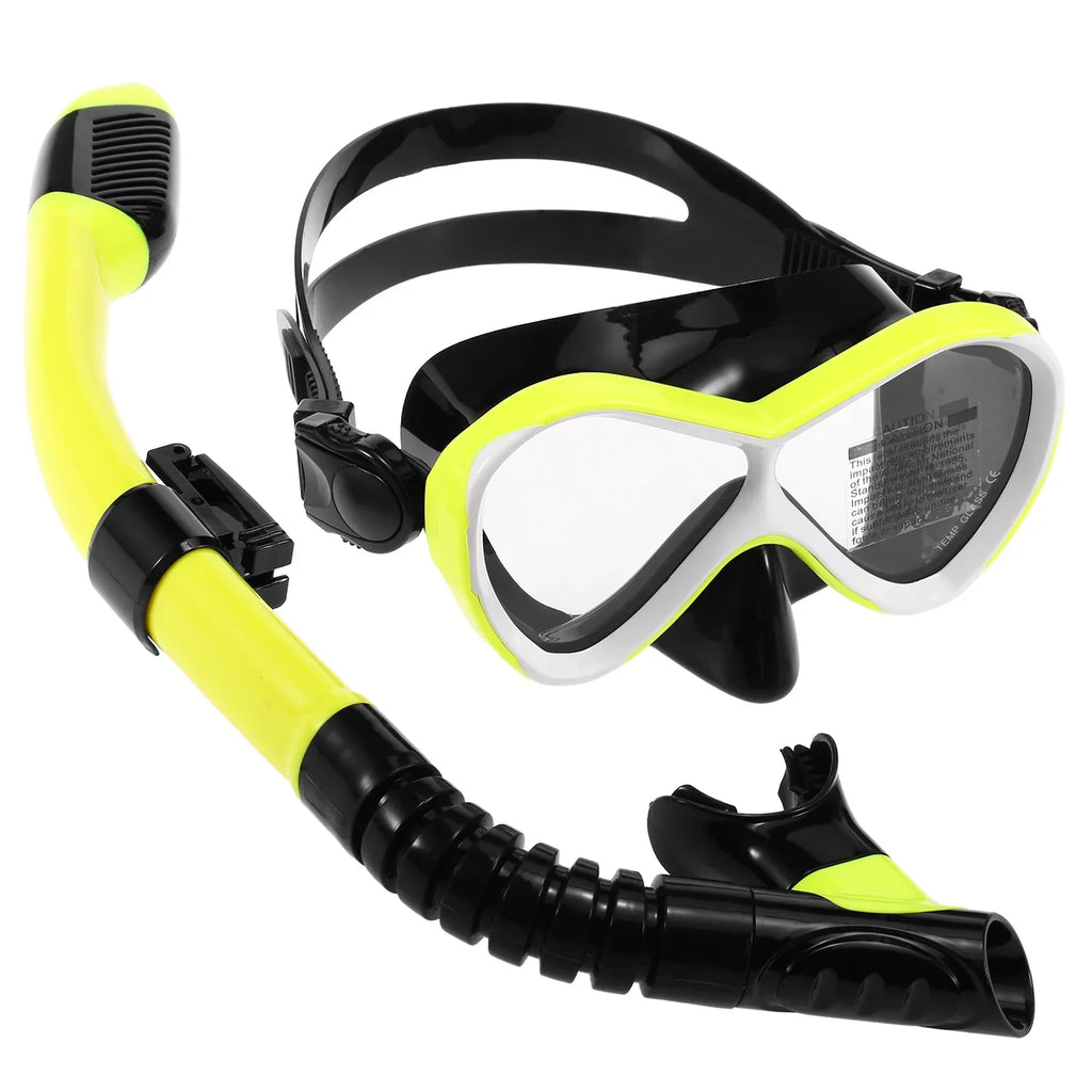 ammoon Snorkel Tube for Kids Professional Swimming Goggles with Snorkel Set for Clear Underwater Vision