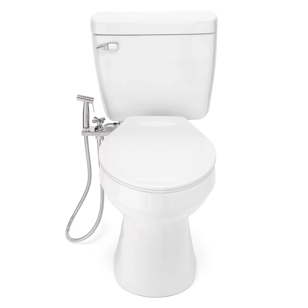 Brondell CleanSpa Luxury Hand-Held Bidet Sprayer and Holster with Integrated Shut off, Stainless Steel