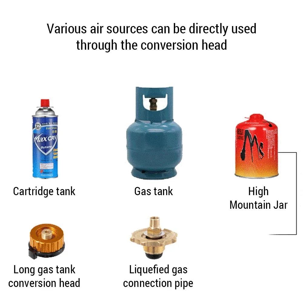 Anself Lightweight Portable Stove Optimal for Camping and Cooking Windproof and Efficient