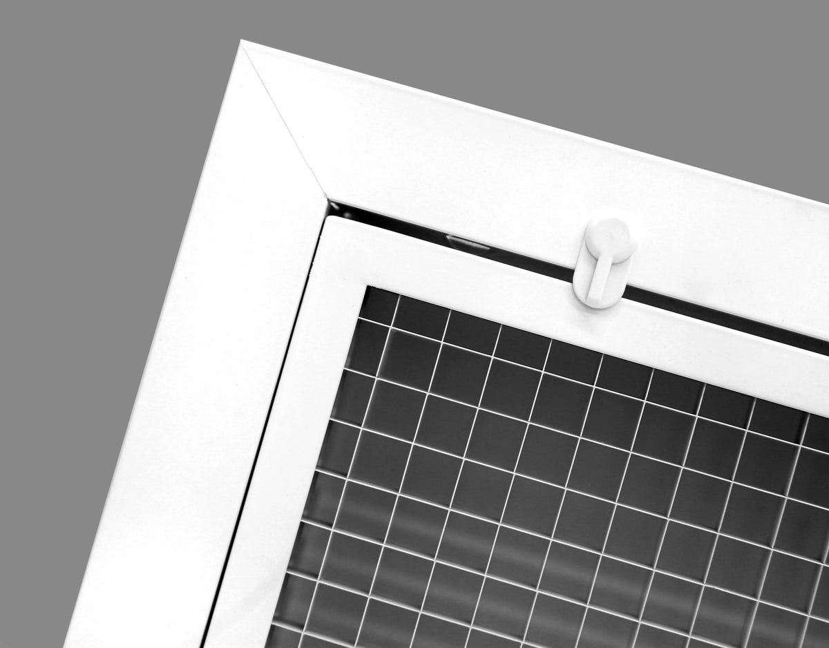 30" x 14" Cube Eggcrate Return Air Filter Grille for 1" Filter