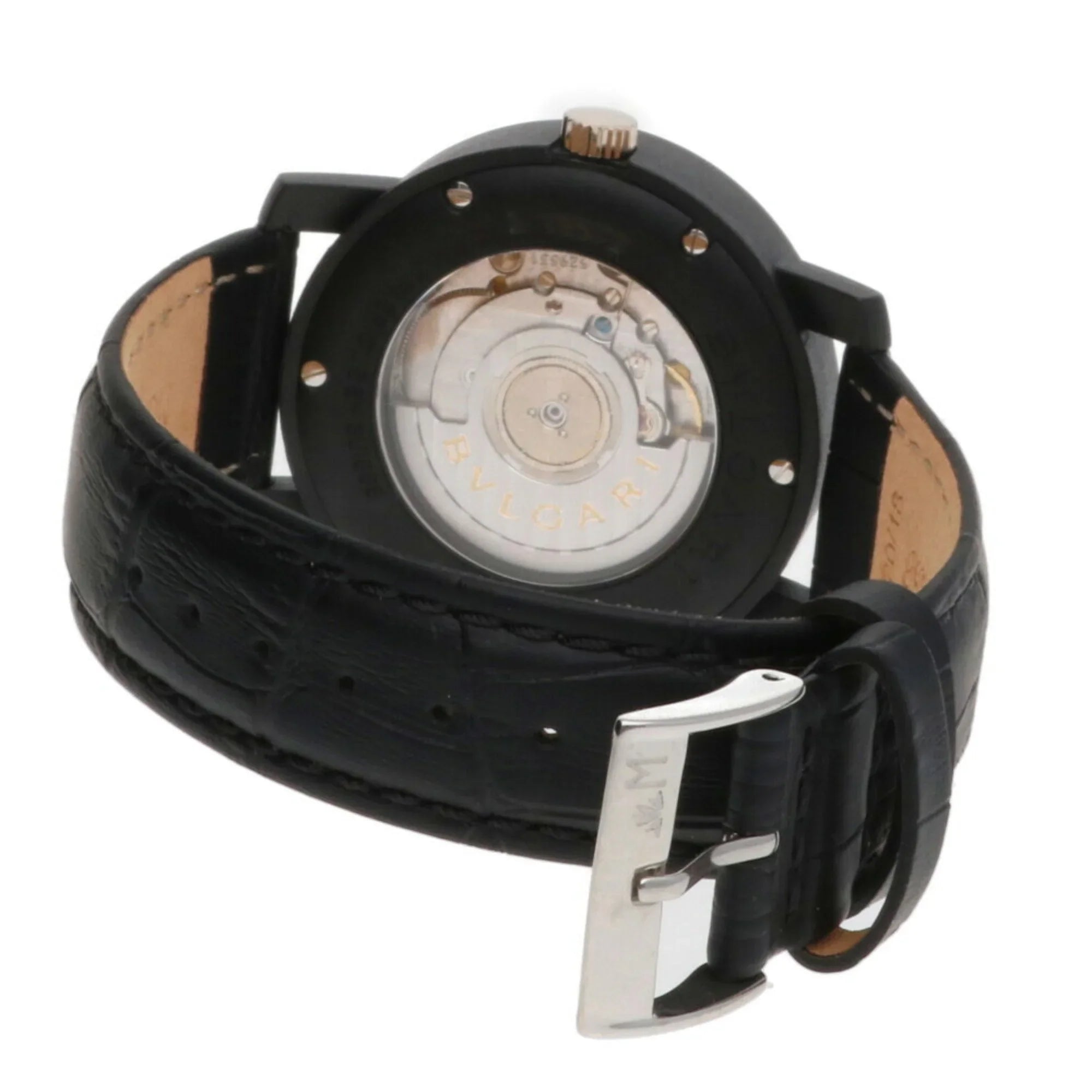 Pre-Owned Bvlgari BVLGARI carbon watch BB40CL self-winding men's (Good)
